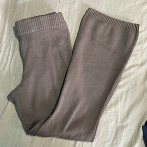 Pink Rose Brown Knit Pants